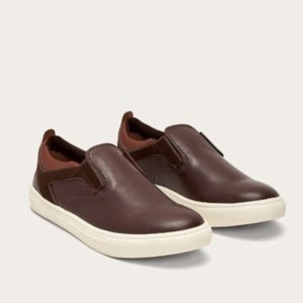 FRYE Mark Gore Leather Slip On Shoes